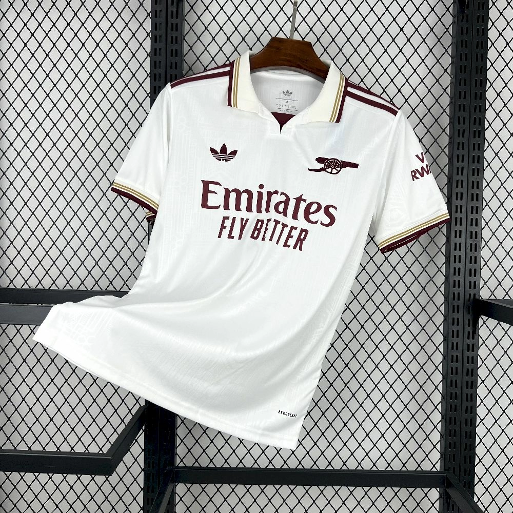 Camiseta de fútbol Arsenal 2025/26 TERCERA MANGA CORTA VERSION FAN